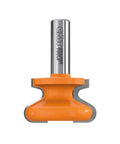 Finger Pull Router Bit For Router Tables Carbide Tip 1/2 Inch Shank 1 7/8 Inch Diameter Cutter with Orange Shield