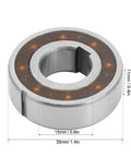 One Way Bearing For Industrial Machinery, 35mm OD, 15mm ID, 11mm Thick, Built Tough Heavy Duty Ball Bearing With Spherical Raceway