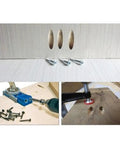 Washer Head Pocket Hole Wood Screws 100 Pieces Self Tapping Stainless Steel Fully Threaded for Woodworking projects, shown in use with jig