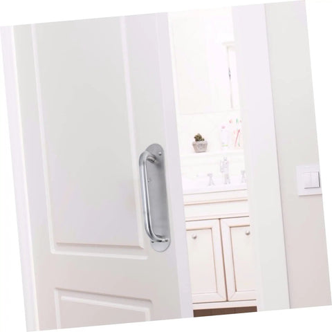 Premium No Fuss Heavy Duty Fire Door Handle With Slick Stainless Steel Pull Plate And Rock Solid Grip For Commercial Push Pull Wood Doors Easy Mount Long Lasting Finish