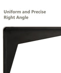 Built Tough 18 Inch Heavy Duty Shelf Brackets 8 Pack showing uniform right angle design for secure wall mounting.