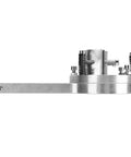 Heavy Duty Plasma Torch Clamp For 25mm Nozzle Fits CNC Cutting Machines, showing side view with springs and bolts.