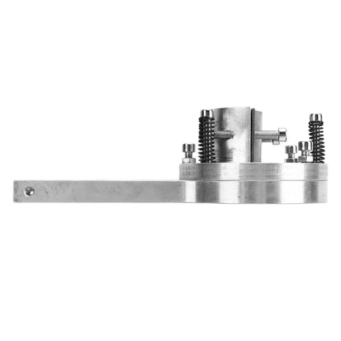 Heavy Duty Plasma Torch Clamp For 25mm Nozzle Fits CNC Cutting Machines, showing side view with springs and bolts.