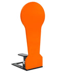 Three Eighths Inch AR500 Popper Steel Target 12 Inch Pop Up Resetting Shooting Target With Audible Hit Feedback for rifles.
