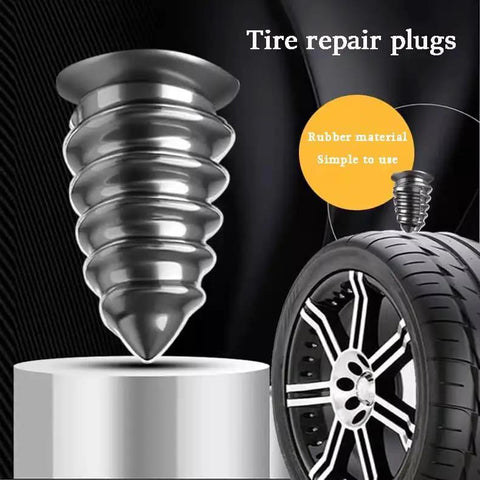 Tire repair plugs featuring rubber material, designed for quick fixes with 100 Pcs Tire Repair Plugs For Kia Sportage 2023-2025.