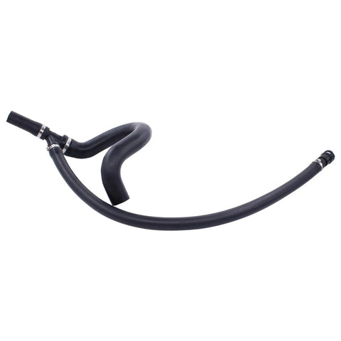MOTOKU heater hose assembly, black rubber inlet and lower radiator outlet hose, angled view