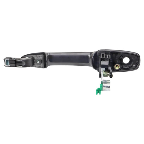 Front Driver Side Exterior Door Handle Keyhole Without Keyless Entry Black Smooth Paint To Match Direct Fit Replacement For Mazda 6 2003 2008 Mazda 3 2004 2009 Mazda 5 2006 2010 CX7 CX9 RX8