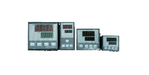 Intelligent Temperature Controller With Dual Variant Support Pro Grade Digital PID Thermostat For Industrial Heating Systems High Precision Thermal Control Module For Stable Temperature Management And Fast Response, front view of dual display units