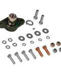 Ram Truck Steering Gear Box Stabilizer Kit With Dual Stabilizer Bar components, nuts, bolts, washers, fits 1994-2002 Ram 4x4 Dodge.