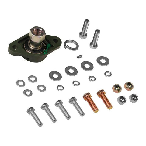 Ram Truck Steering Gear Box Stabilizer Kit With Dual Stabilizer Bar components, nuts, bolts, washers, fits 1994-2002 Ram 4x4 Dodge.