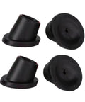 Heavy Duty Chair Leg Caps 4 Pack Rubber Feet Pads With Anti Slip Slope Tips For Commode Chair And Home Use 28mm Durable Protectors