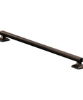 Oil Rubbed Bronze 24 Inch Stainless Steel Bathroom Grab Bar For Safety, Heavy Duty Transitional Style, Supports Up To 500 Lbs When Installed