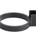 J1772 Electric Vehicle Charger Lock Keeps Your Plug Safe From Sketchy Unplugging At Home Garages Or Public Lots Solid ABS build, black round locking ring.