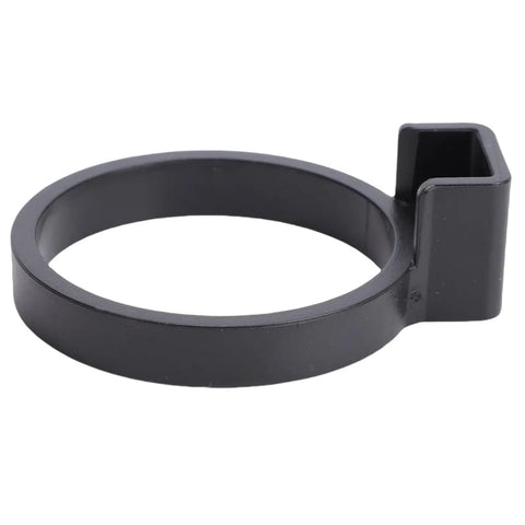 J1772 Electric Vehicle Charger Lock Keeps Your Plug Safe From Sketchy Unplugging At Home Garages Or Public Lots Solid ABS build, black round locking ring.