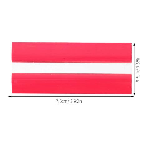 Clear Acrylic Self Adhesive Hinge Set Four Pack Adjustable Folding Hinges For Cabinets And Doors