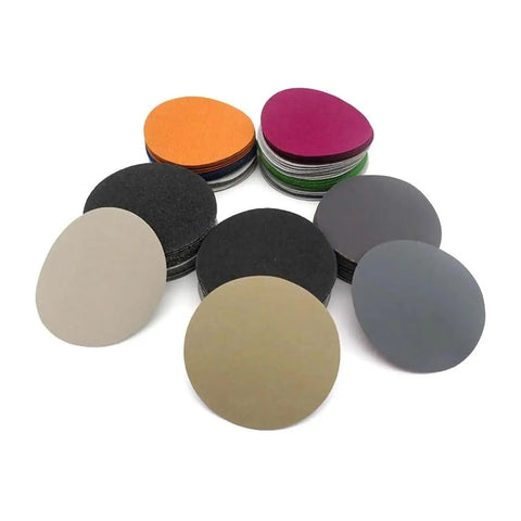Grab These 30 Pcs 4 Inch Silicon Carbide Sanding Discs With Hook And Loop Back For Smooth Polishing And Heavy Duty Prep Jobs Across All Grit Levels From Rough To Razor Sharp Finish, assorted colors and textures.