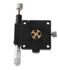 Pro Grade Fine Tune Rotation Stage For Optical Experiments With Precision Bearings And Smooth Sliding Aluminum Alloy Body With Black Anodized Finish Durable And Stable For Precise Angles And Fine Tuning In Measurements, black manual stage