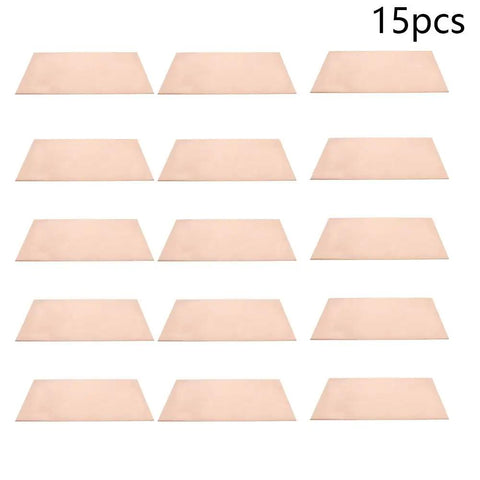 15 single sided copper clad laminate PCB bakelite boards 230mm x 150mm x 1.5mm for DIY prototyping, high temperature resistance