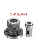 High Precision Cnc Lathe Chuck Seat With Cl-42A5 Spindle Sleeve And Slotting Cutter Arbors showing components from a top view.