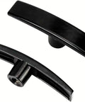 Two Piece Black Aluminum RV Sewer Valve T Handle Replacement For Valterra Waste Valves Three Inch And One Half Inch Fits One And A Half Inch And Three Inch RV Black Tank Valve For Camper Drain