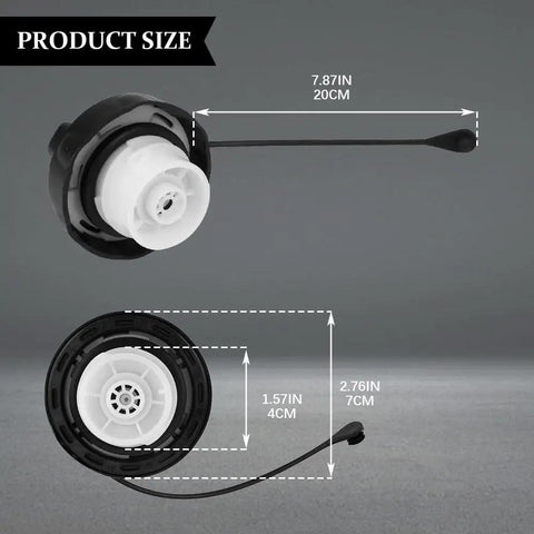 Gas Cap Replacement For Dodge Ram 1500 2500 3500 Charger And Challenger, Automotive Fuel Tank Cap Cover Replaces OEM 52030377AB