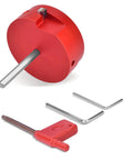 4 Inch PVC Pipe Reamer With Aluminum Body, Stainless Steel Hex Key Shaft and accessories for PVC CPVC ABS pipes