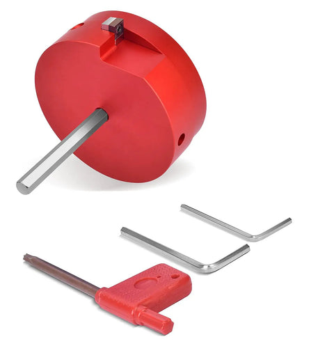 4 Inch PVC Pipe Reamer With Aluminum Body, Stainless Steel Hex Key Shaft and accessories for PVC CPVC ABS pipes