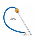 Drill Powered Oil Transfer Pump Made From Aluminum Alloy, Reversible Quick Transfer For Vehicle Service And Heavy Equipment Maintenance, Easy Fluid Handling, Fast Pro Grade Performance, 152 cm hose