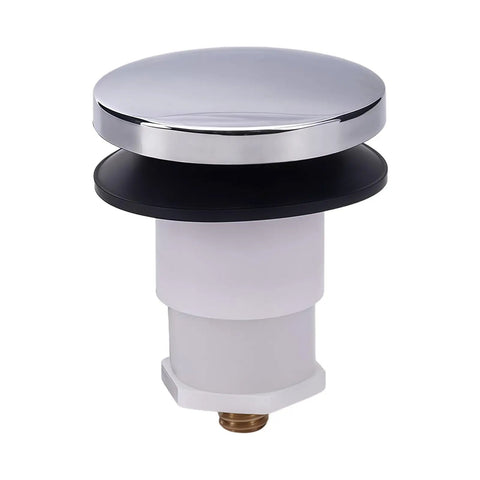 Set of 10 Elastic Rubber Bathtubs Drain Stoppers Gaskets, sturdy rubber drain stopper with chrome surface design.