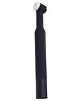 125 Amp Air Cooled TIG Welding Torch Head With Handle, Beefy Heavy Duty WP9 Style Torch Body For Precise TIG Welding, 3 8 24 RH Female Receptacle, Fits 57Y01R 57Y03R Cables, Durable Pro Grade Arc Tool For Industrial Welders. black WP-9 style TIG torch head with handle and white ceramic cup