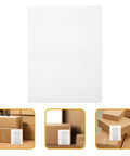 100 Pcs White EPE Foam Packing Pouches For Shipping And Storage displayed with boxes to reduce product damage