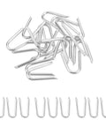 Pro Grade 220 Piece Heavy Duty Fencing Staples Kit, U Shaped Wire Nails for Mesh, galvanized carbon steel, electro galvanized finish