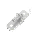 Beefed-Up Four Pack Heavy Duty Wall Mount Gate Hinges For Wood Doors And Fence Posts, Easy Install With Screws, Built To Handle Heavy Loads, Rugged Gate Hardware For Outdoor Fences And Entry Gates, silver steel hinge 12.2cm