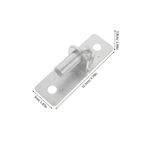 Beefed-Up Four Pack Heavy Duty Wall Mount Gate Hinges For Wood Doors And Fence Posts, Easy Install With Screws, Built To Handle Heavy Loads, Rugged Gate Hardware For Outdoor Fences And Entry Gates, silver steel hinge 12.2cm