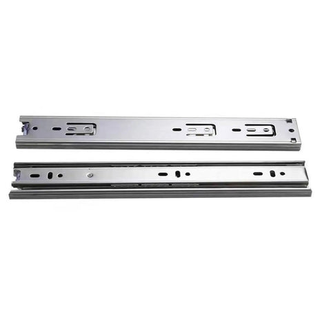 Stainless Steel Drawer Slide Rail Set Two Pack 10 Inch Three Section Track Ball Bearing Silent Drawer Sliders For Home Kitchen Cabinet Hardware