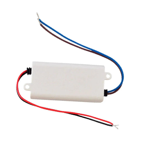 Compact 16W 24V Ac Dc Switching Power Supply With Class 2 Lps Safety Rating For Led Strips And Control Units with five wires.
