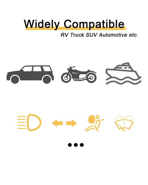Widely compatible uses for 20 Pack 15A Automotive Blade Fuses For RV, Truck, SUV - 32V 12/24V ATO APR ATS Standard Car Fuses.