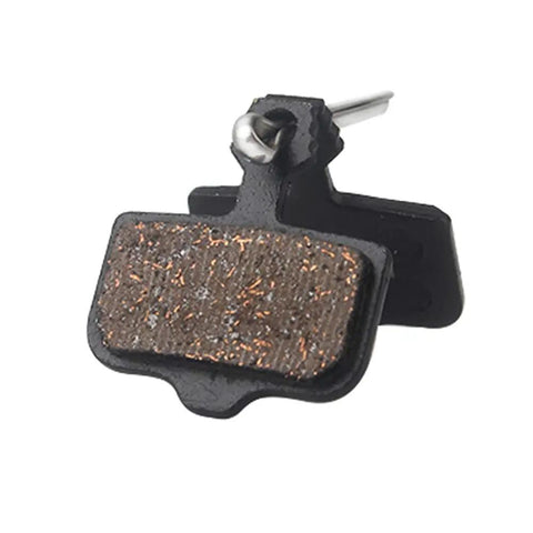 Four Pairs Semi Metallic Disc Brake Pads For Bikes Ready To Stop On A Dime, Compatible With Avid Elixir, close-up view