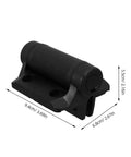 Heavy Duty Self Closing Spring Gate Hinges For Metal And Wood Gates With Quiet Noiseless Operation Easy Install Gate Hinge Kit For Outdoor Use Tough As Nails Built To Last For Fences Garages Walkways And Privacy Gates black 9.4cm x 6.8cm x 5.5cm
