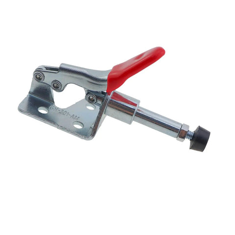 Two Piece Push Pull Workholding Elbow Clamp 301A 100 Lb Holding Capacity Horizontal Toggle Clamp Quick Release Joint That Grabs Tight For Secure Fastening Heavy Duty Construction Ideal For Milling And Fabrication Projects, galvanized steel