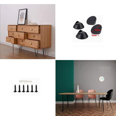 Heavy Duty Hairpin Table Legs Built Tough With Rock Solid Steel Construction Plus Replacement Furniture Sleds And Knockout Waterproof Finish For Diy Coffee Tables And Home Desks with drawers and accessories
