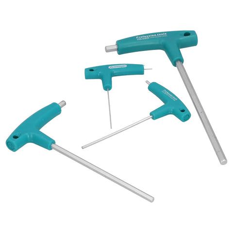 Top Tier 9Pcs T Handle Wrench Sets Featuring Long Arm Hex Key Tools With Storage Rack And Double Tips For Hardcore Home Repair And Mechanics Who Need Steel Screw Tightening Gear That Never Fails, T-handle hex key set