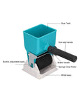 Game Changing Manual Glue Spreader And Applicator Roller with glue tank, non-slip handle, and sponge roller design.