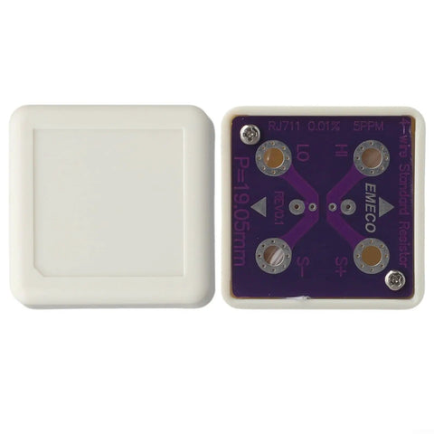 Four Wire Short Socket for Digital Multimeter Calibration and Instrument Verification with gold-plated banana connectors.