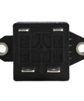 Heavy Duty 800V DC Relay Contactor 20A Rated Top Tier For Solar EV Chargers And ESS Battery Banks UL Listed black contactor with terminals.
