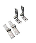 304 Stainless Steel Damping Hinge With Any Stop And Torque Adjustable Pivot For Equipment Connection Left 2724-0.8, set of industrial hinges