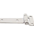 Front view: T-shape door hinge, 304 stainless steel, high-load for RV/van cabinet