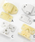 Ball Catch Door Latch For Cupboard And Wooden Doors With Spring Roller Clip and Plastic Buckle, Marine Hardware, Easy Install 1 Piece