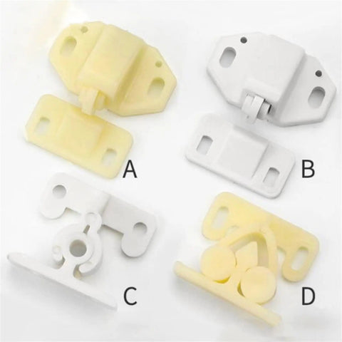 Ball Catch Door Latch For Cupboard And Wooden Doors With Spring Roller Clip and Plastic Buckle, Marine Hardware, Easy Install 1 Piece