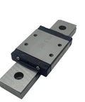 Linear Guide Carriage Rail RSR12WVM for 3D Printers and CNC Machines, high precision actuator, top view of sliding block.